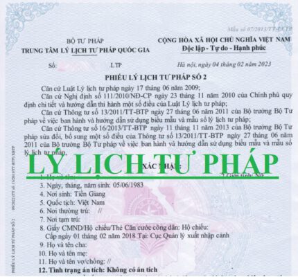 Lý lịch tư pháp