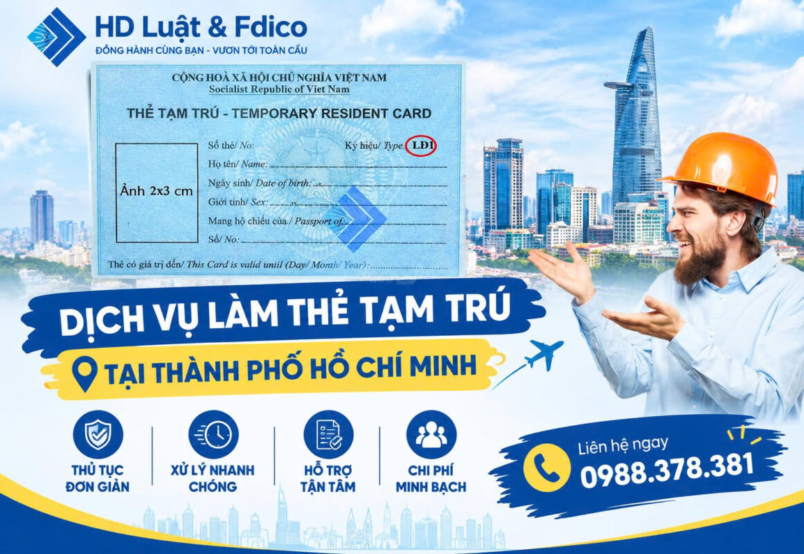 Dịch vụ làm thẻ tạm trú tại Hồ Chí Minh